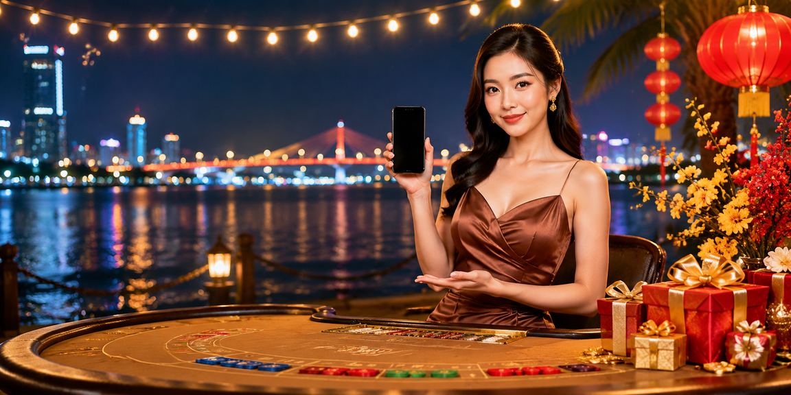 Người chơi Đà Nẵng mở bàn baccarat trực tuyến trên máy tính bảng tại quán cà phê